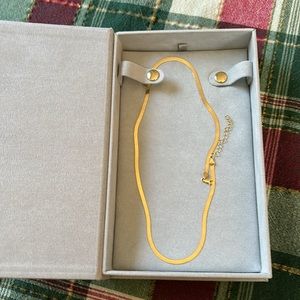 14kt 16in herringbone chain with extender attached brand new from baby gold. NEW